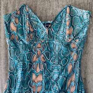 Brand New Holt Miami Handpainted Dress